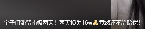 “没赔偿，感觉很亏”！数百人滞留南极，一大半是中国人！有游客称一行人多花20万元